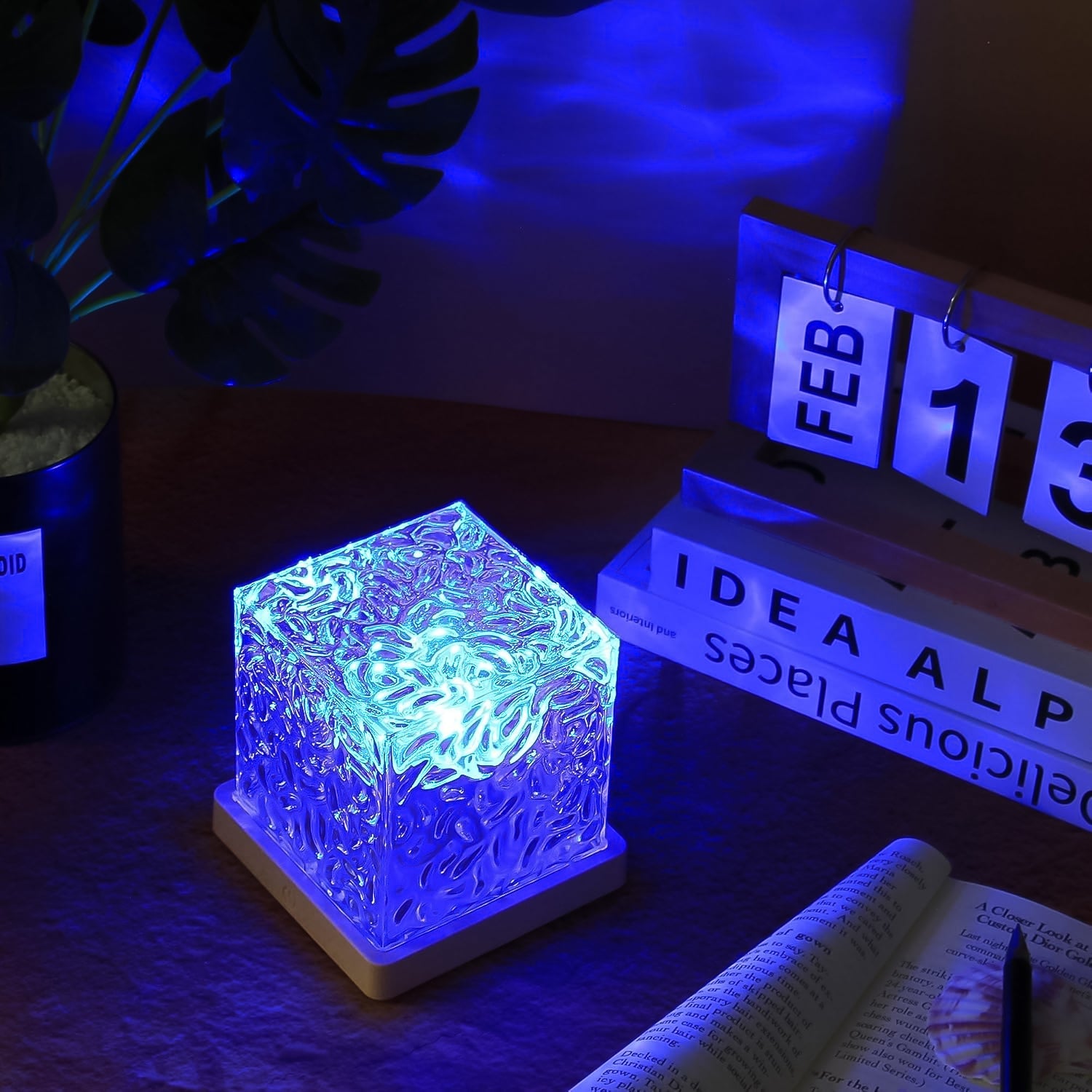 Ocean Wave Projector Lamp, 3D Water Wave LED Night Light, Water Ripple Night Lamp With Remote Ocean Wave Projector Lamp, 3D Water Wave LED Night Light, Water Ripple Night Lamp With Remote